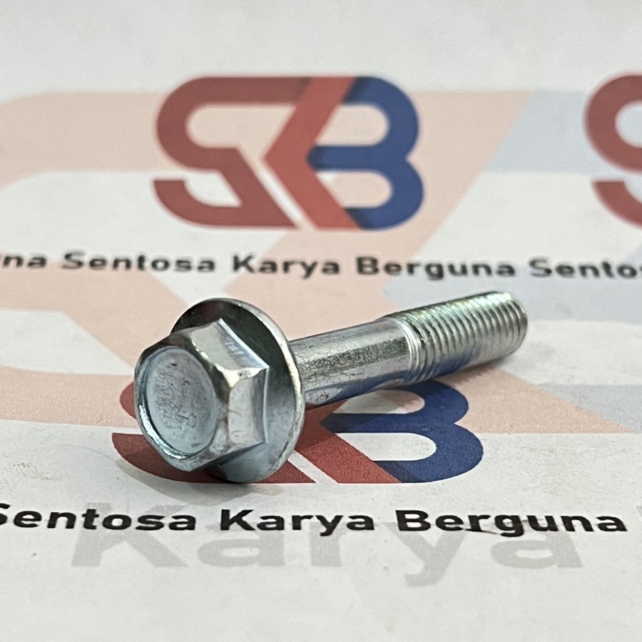 Baut Topi Baut Flange M8x50mm / Flange Bolt M8x50mm Drat 12