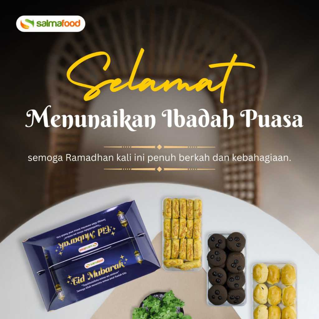 

Paket Hampers Kue Kering Lebaran isi 3 By Salmafood Lezat Higienis dan Halal - Kastangel - Chococips - Nastar Kurma Sukari