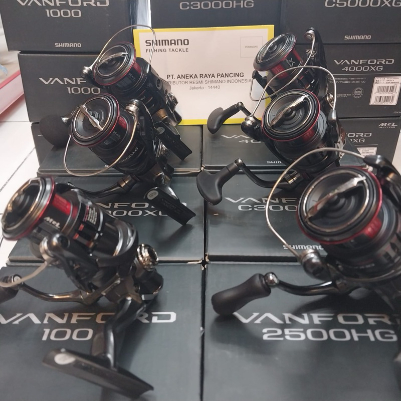 Reel Katrol Pancing Shimano Vanford 2020 2021 500 1000 2500 3000 4000 5000