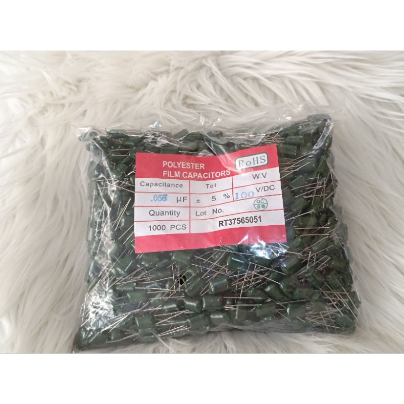 1000 pcs kapasitor milar 563 capacitor milar 56N 56 N