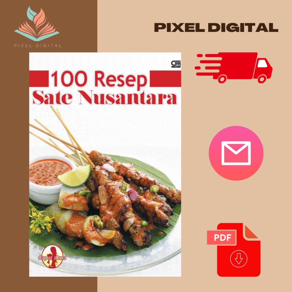 

100 Resep Sate Nusantara Book BEST SELLER (Bahasa Indonesia)