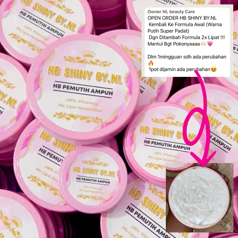 (STOCK TERAKHIR) HB SHINY BY NL NEW FORMULA (perApril 2024) 300grm