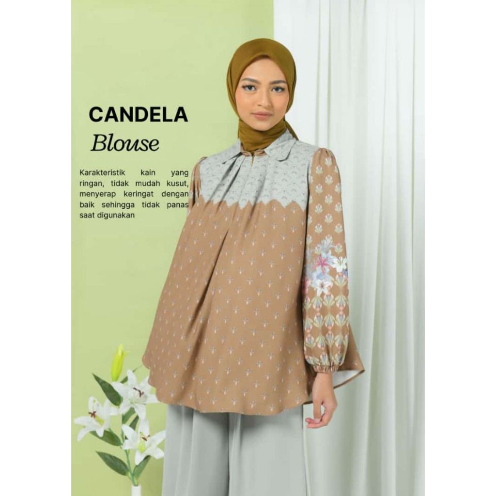 ZOYA Candela Tunik New Arrival 2024 Atasan Blouse Kemeja Blus Wanita