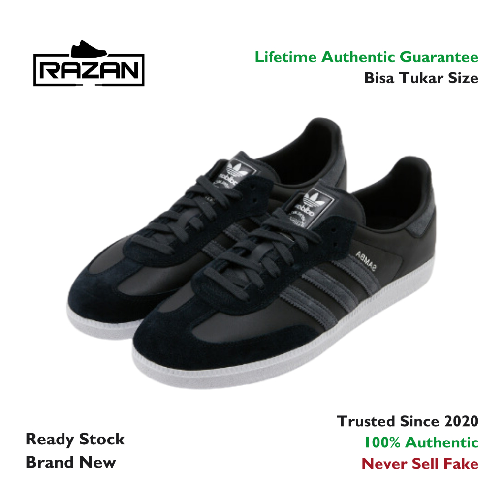 Adidas Samba ADV Core Black Carbon 100% Authentic Original