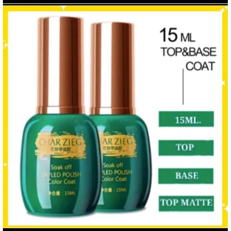 charzieg top coat and base coat kutek uv