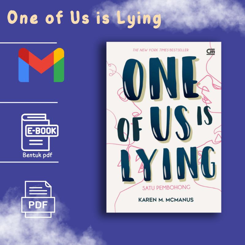 

[ID]One of Us is Lying(satu pembohong) Novel Karen M. McManus BEST SELLER