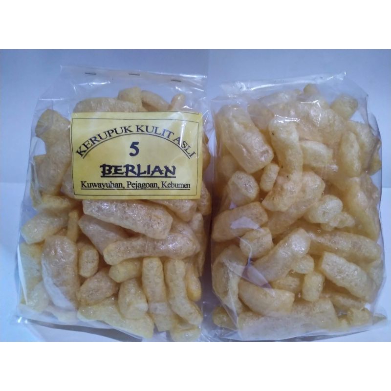 

KERUPUK KULIT SIAP MAKAN 100% GURIH, TIDAK BAU