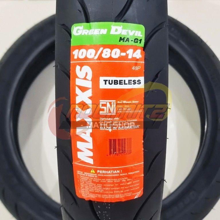 Ban Maxxis Green Devil 100/80 - 14