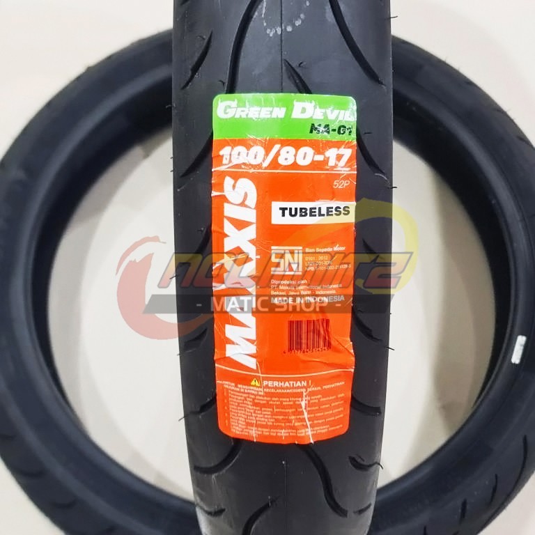 Ban Maxxis Green Devil 100/80 - 17