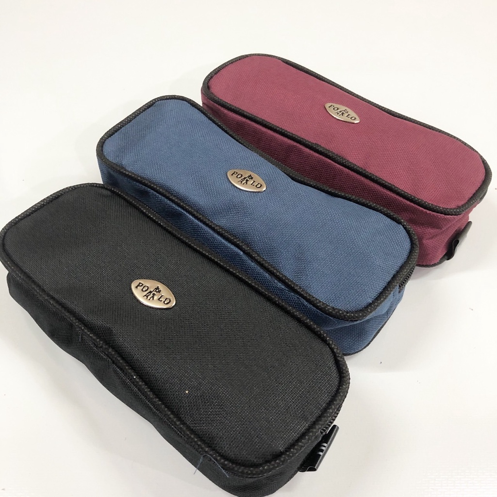 

Tempat Pensil POLO / Tempat Alat Tulis / Pencil Case Resleting / Kotak Pensil / Pencil Case