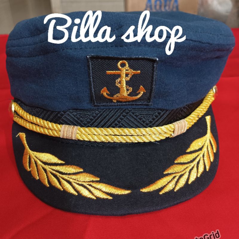 Topi Popeye Topi Pelaut ( navy )