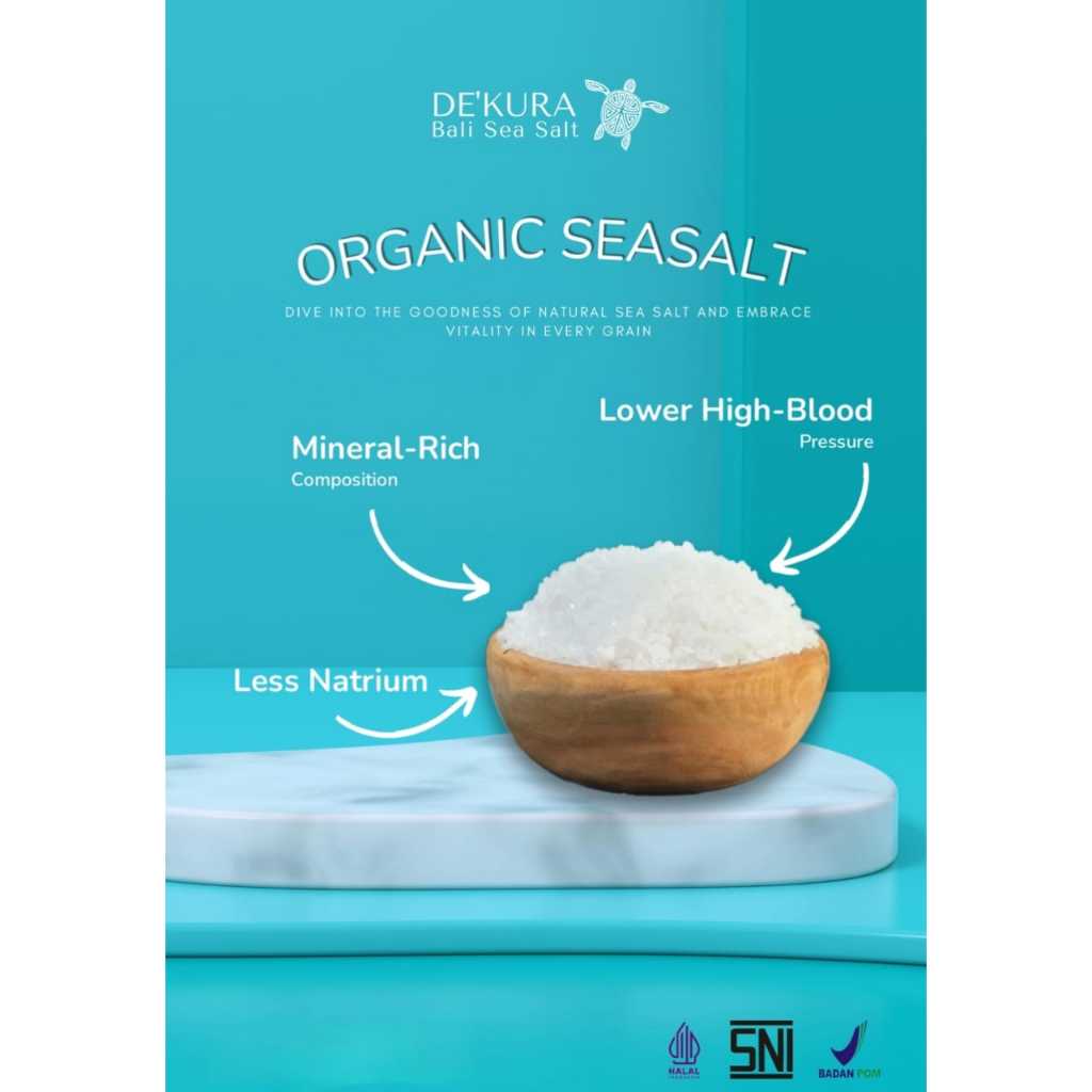 DEKURA Organic Bali Sea Salt (UNREFINED)