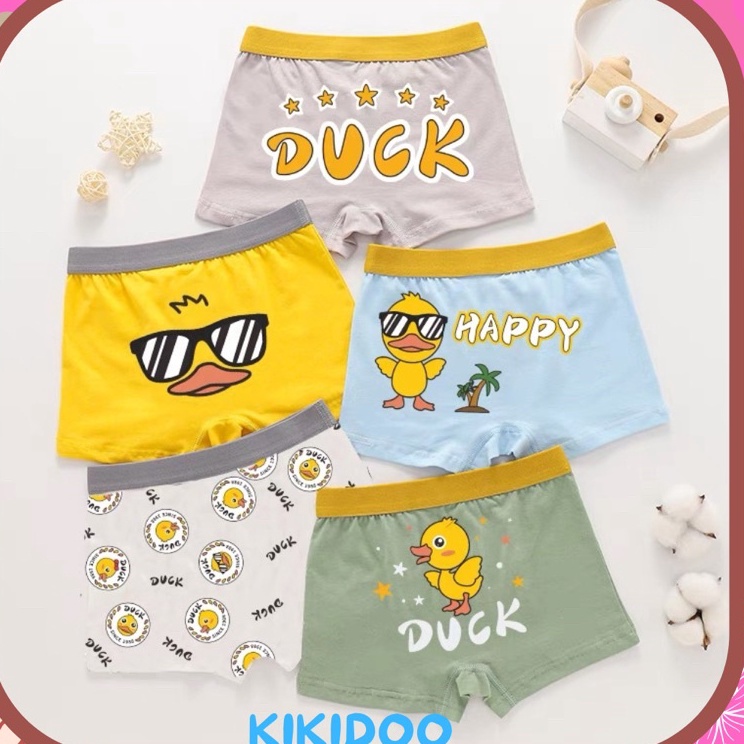 Produk Terupdate  Kikidoo Celana Dalam Boxer Katun Anak Laki Laki Import Duck Bal45