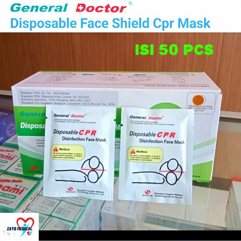 Disposable Face shield Cpr mask General doctor/ Faceshield Cpr General doctor
