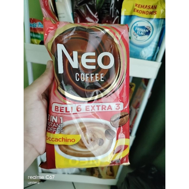 

NEOCAFE mocacino 1 pak isi 6 gratis 3