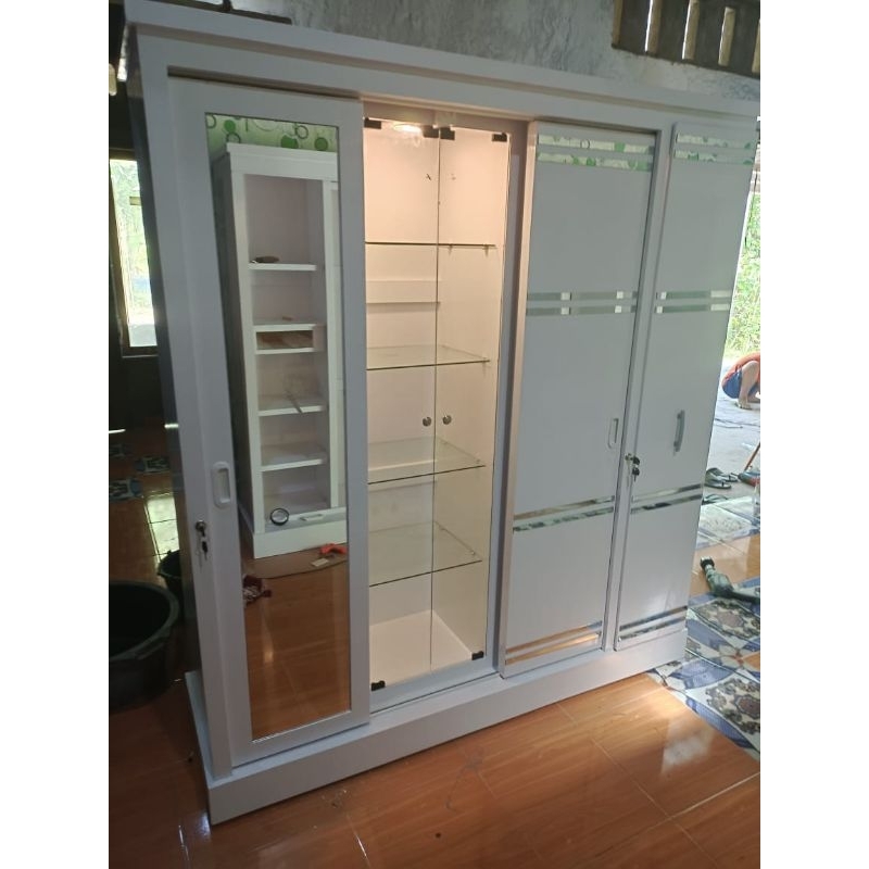 Almari Pakaian Multifungsi/ Almari Hijab / Almari Sliding/Almari Tas/Almari Pakaian