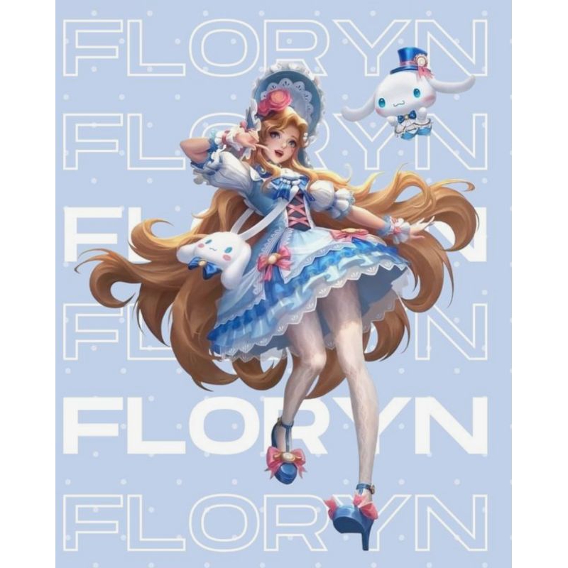 Floryn  Fluffy Dreams Mobile Legends Costum Cosplay