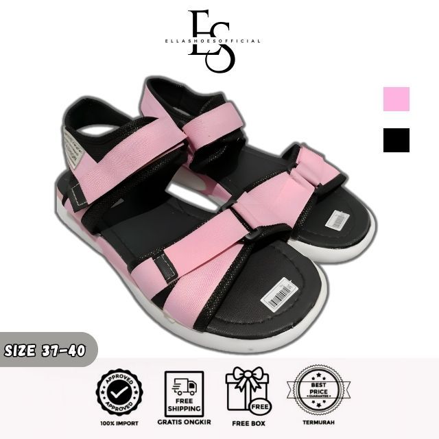 Sepatu Spatu Sandal Sendal Gunung Casual Kasual Modis Kekinian Wanita Anak Remaja Perempuan Cewe Cew