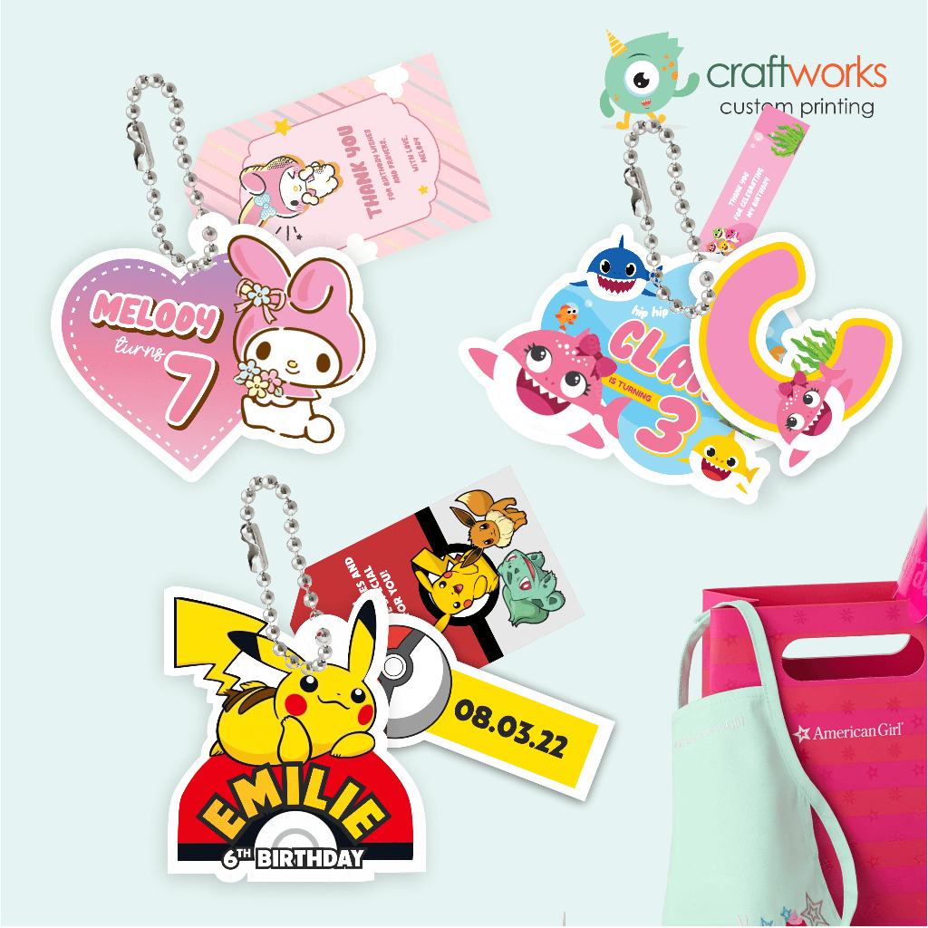 

HANGTAG CUSTOM SUSUN 2 IN 1 / 3 IN 1 - TAG ULANG TAHUN CUSTOM