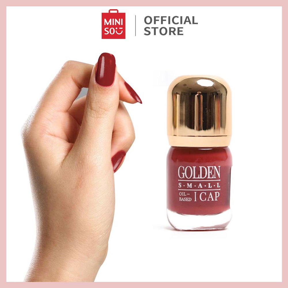Miniso kutek cat kuku berminyak Tidak beracun Nail Polish bening + warna cat kuku