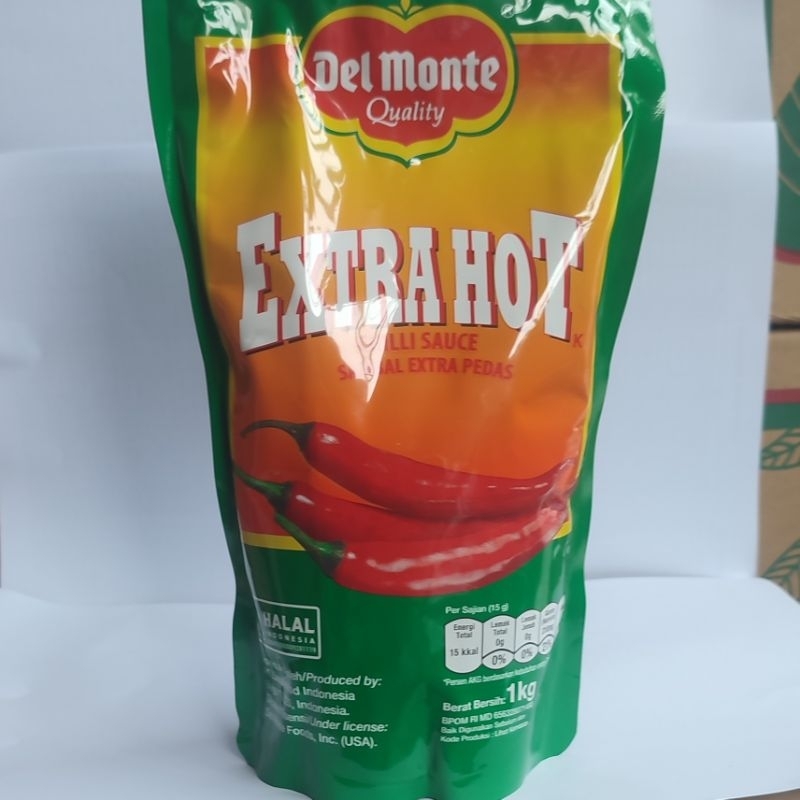 

DELMONTE EXTRA HOT PEDAS 1 Kg Exp. Jan 2026