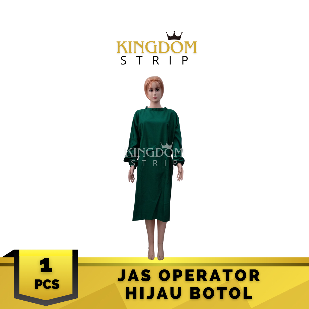 Jas Operator Hijau Botol