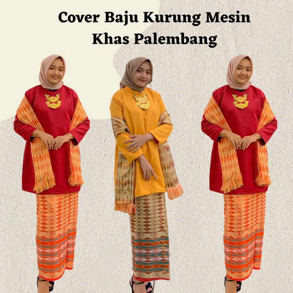 Nyayu Songket  - Set Baju Kurung Rok Songket dan Selendang | Baju Kurung Melayu