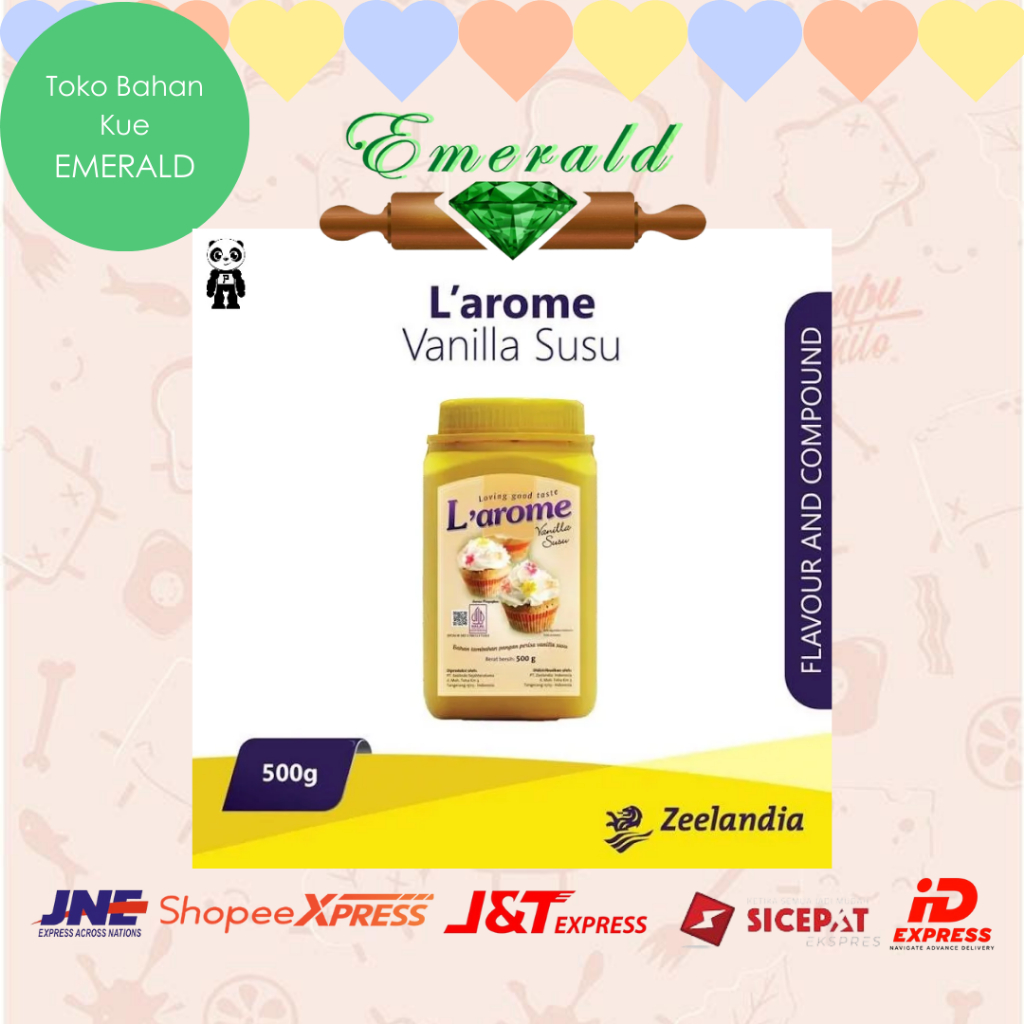

Larome Vanila Susu/Pasta Bubuk Susu 500gr