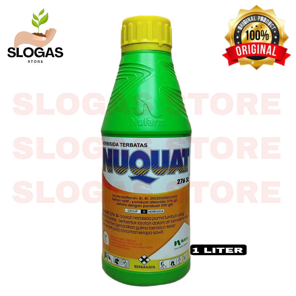 Nuquat 276 SL @1 Liter - Herbisida Kontak Purna Tumbuh