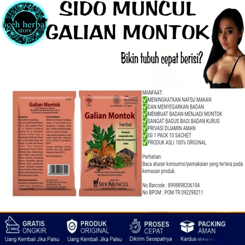 [privasi] sido Muncul Galian Montok 10s-Memperbaiki Nafsu makan, membesarkan Payudara