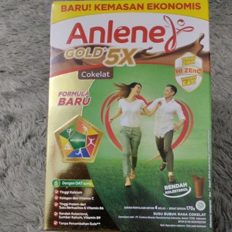 

Anlene GOLD 5X COKELAT 170gr