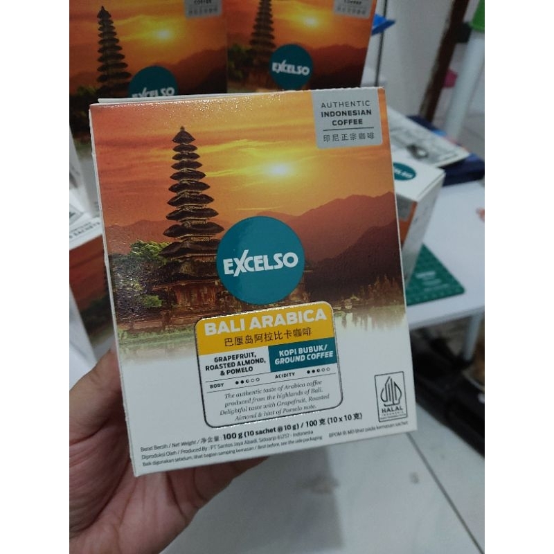 

Kopi Excelso Bali Arabica single serving 100gr [isi 10 sachet]