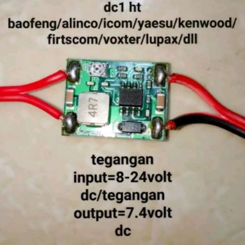 MODUL KIT DC1 BAOFENG UV5R UV82 MINI HT WALKIE TALKIE ELIMINATOR
