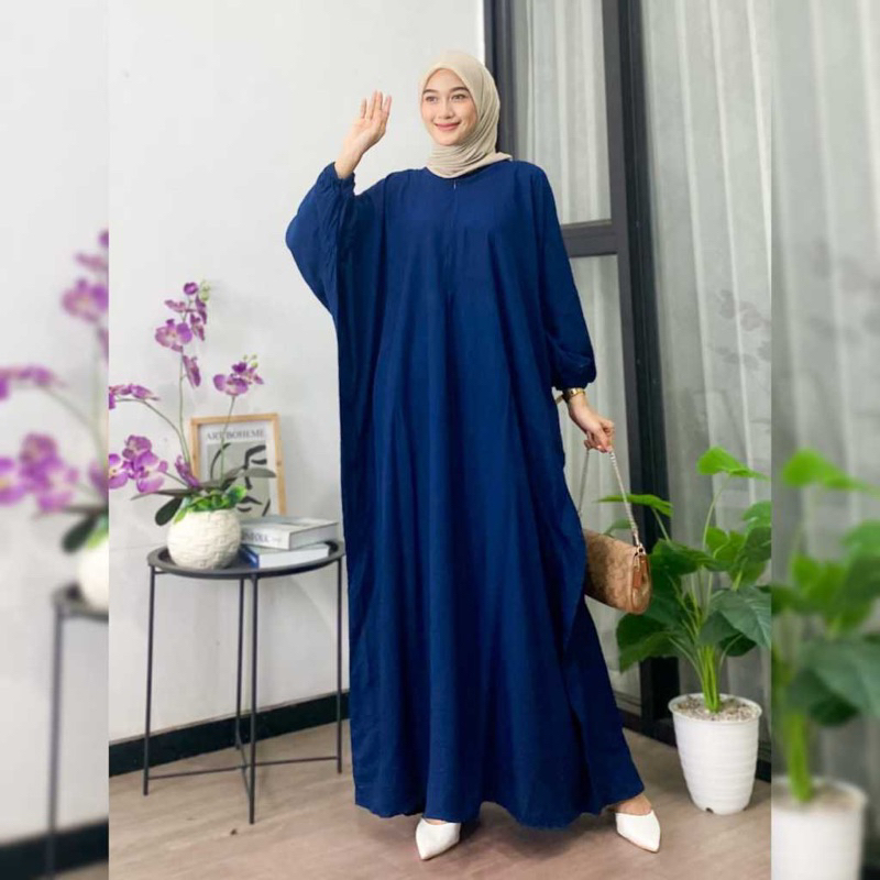 GAMIS TWILL SYARI POLOS TERBARU RAYON TEBAL PREMIUM GAMIS JUMBO