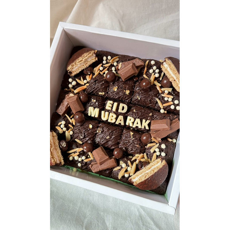 

Fudgy Brownies for Hampers Ramadhan