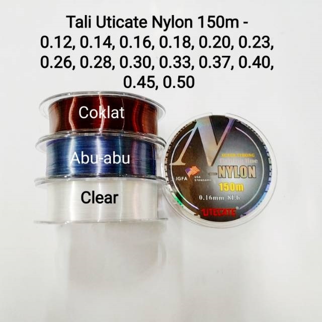 Senar Pancing Utecate Nylon 150m
