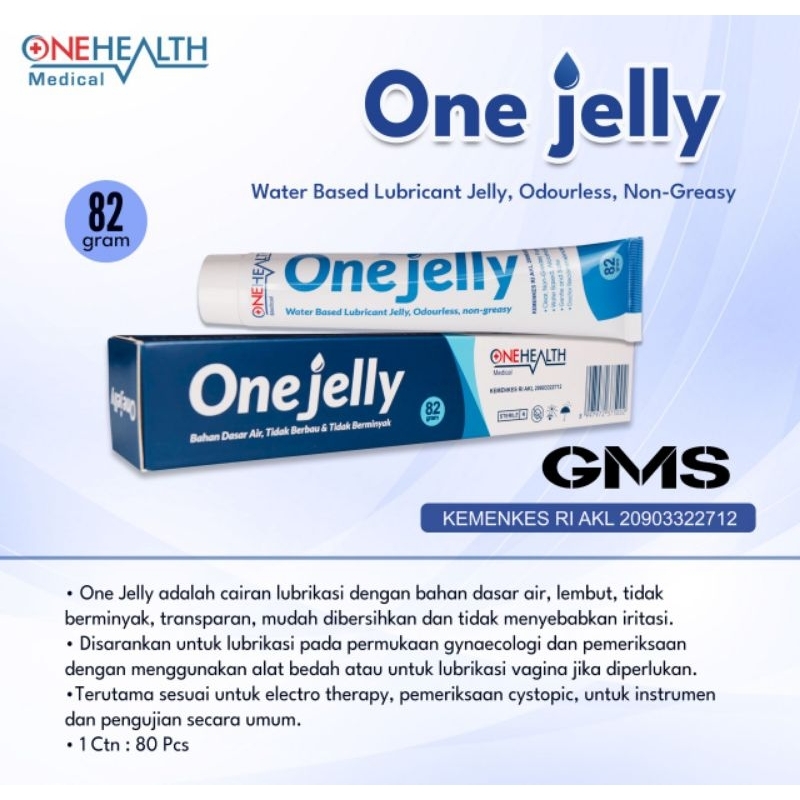 Bestbuy0404 One Jelly Gel Lubricant Jelly 82 Gram Onehealth