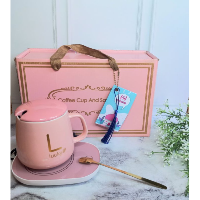 Gelas penghangat elektrik/cangkir penghangat/Hampers Lebaran