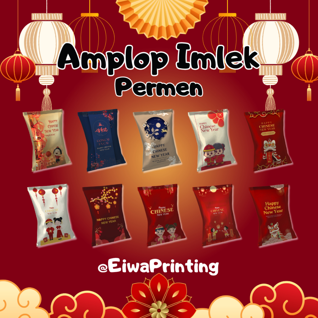 

Amplop Imlek Bentuk Permen Lucu Amplop Imlek Amplop Permen Unik 1