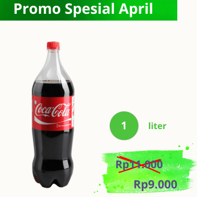 

Minuman Bersoda Coca Cola 1 Liter dan 1,5 Liter