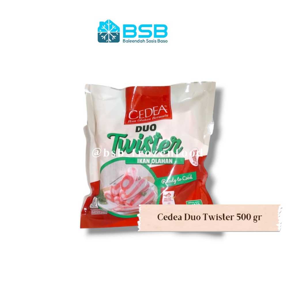 

CEDEA DUO TWISTER 500 GR / Ikan Olahan Frozen Food Cedea Makanan Beku 500 gr