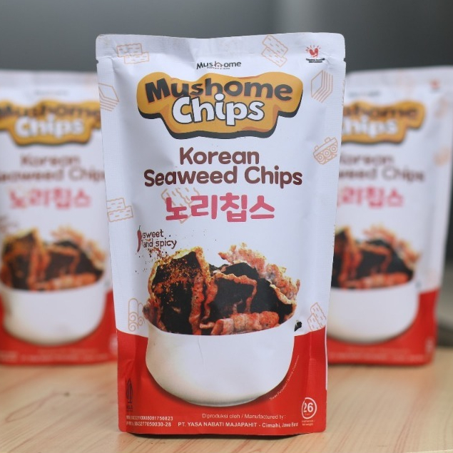 

Korean Seaweed Chips Spicy 26gr - Mushome