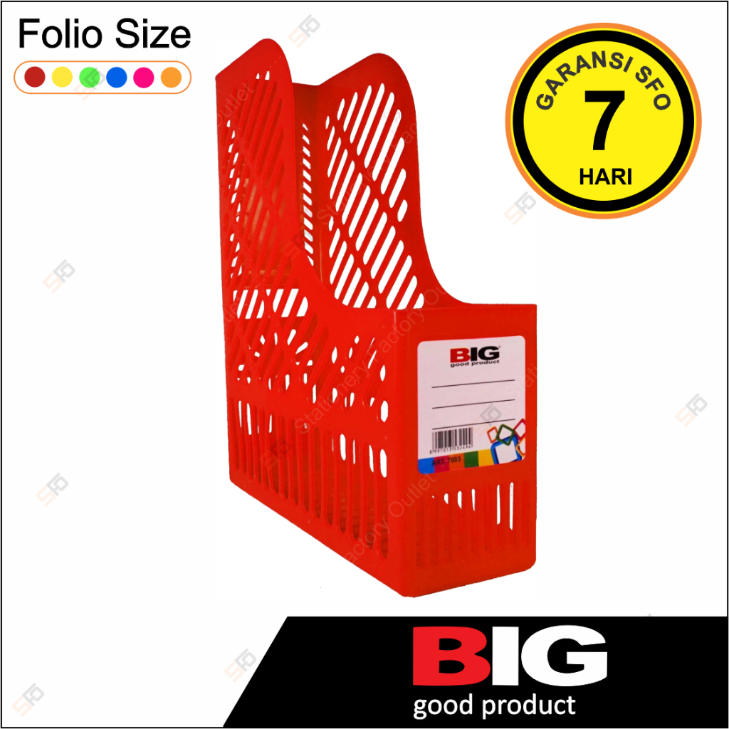 

Box FIle Flourecent Big 7003 isi 4 pcs - Magazine Folio Container - SFO Semarang Official