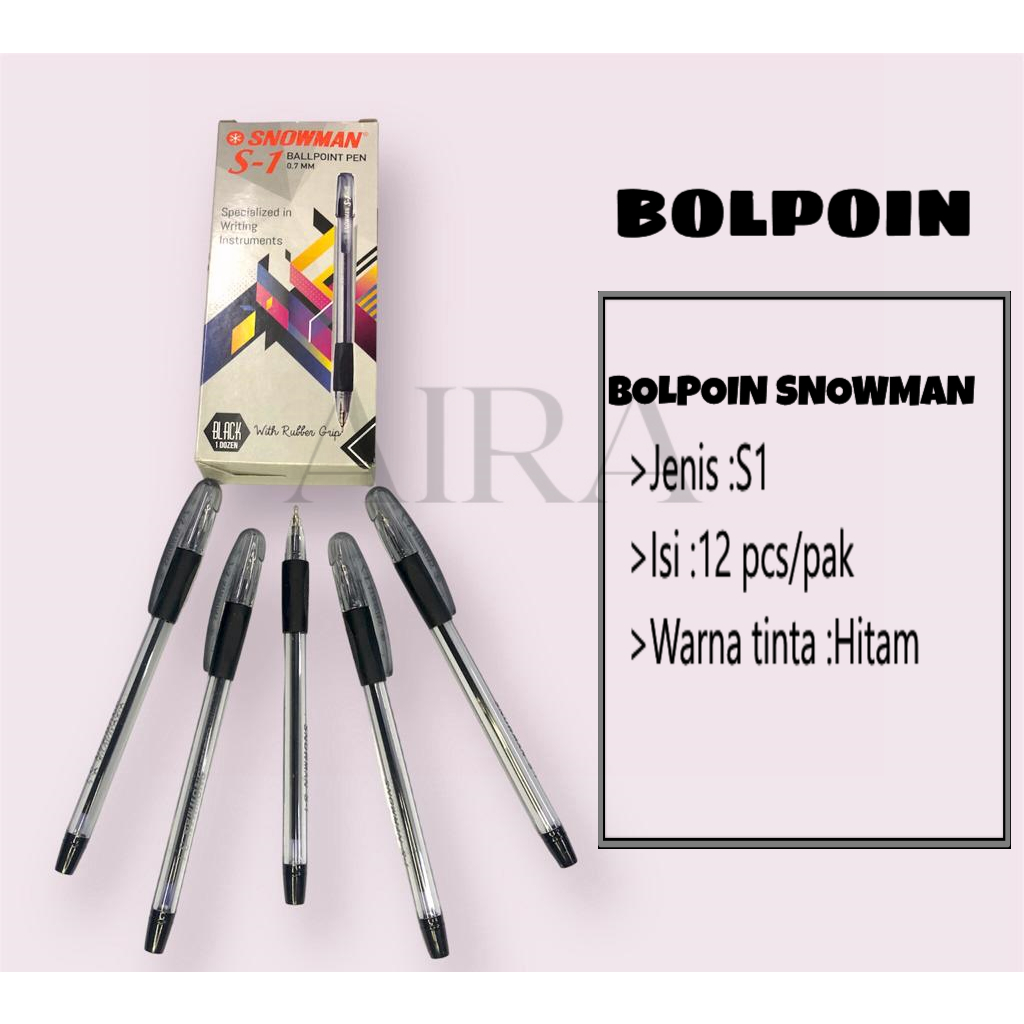 

BOLPOIN SNOWMAN S1