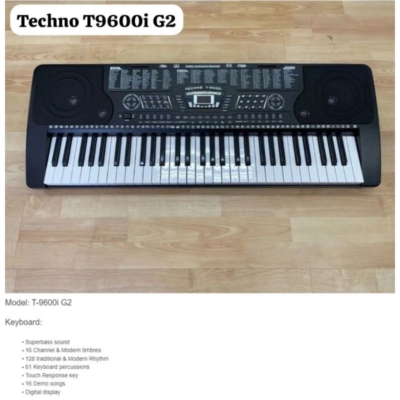 Keyboard piano Techno T 9600i g2 keyboard techno Original