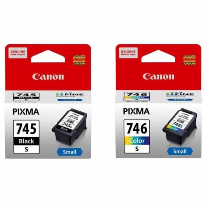 TINTA PRINTER CANON PG-745 BLACK / 746 COLOR SMALL