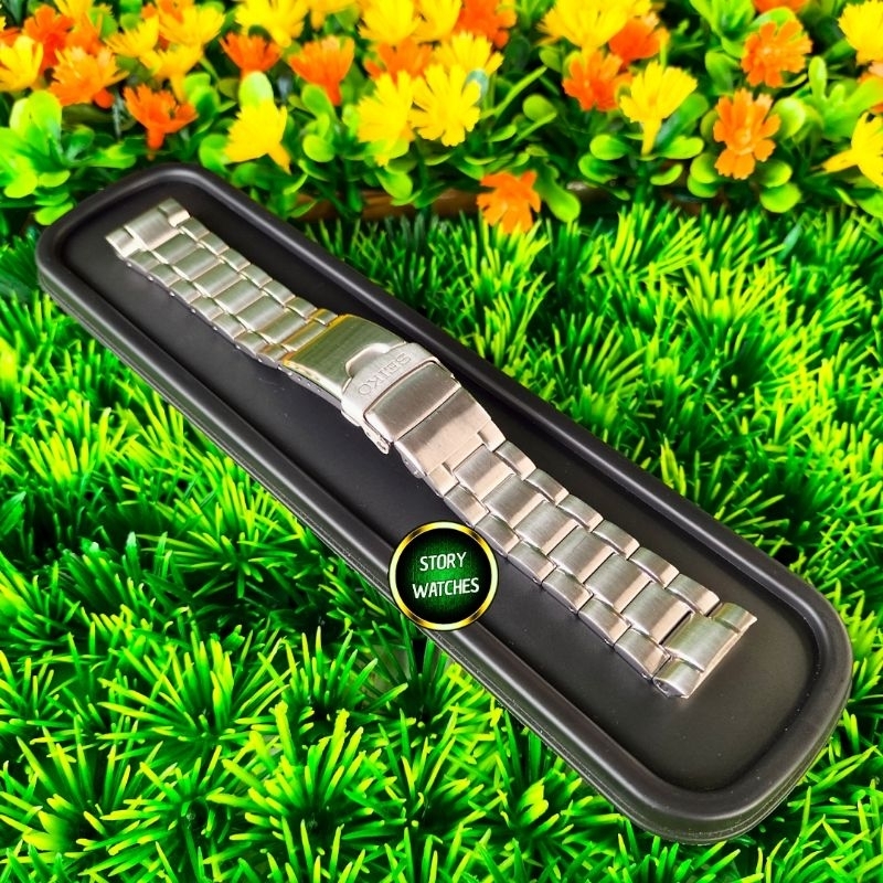 Rantai Bracelet Rubber Strap SEIKO Turtle/King Oyster Original Copotan Bawaan 22mm