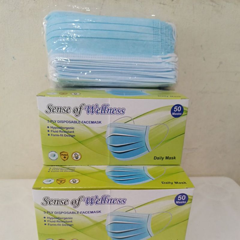 masker sense of wellness 3 ply