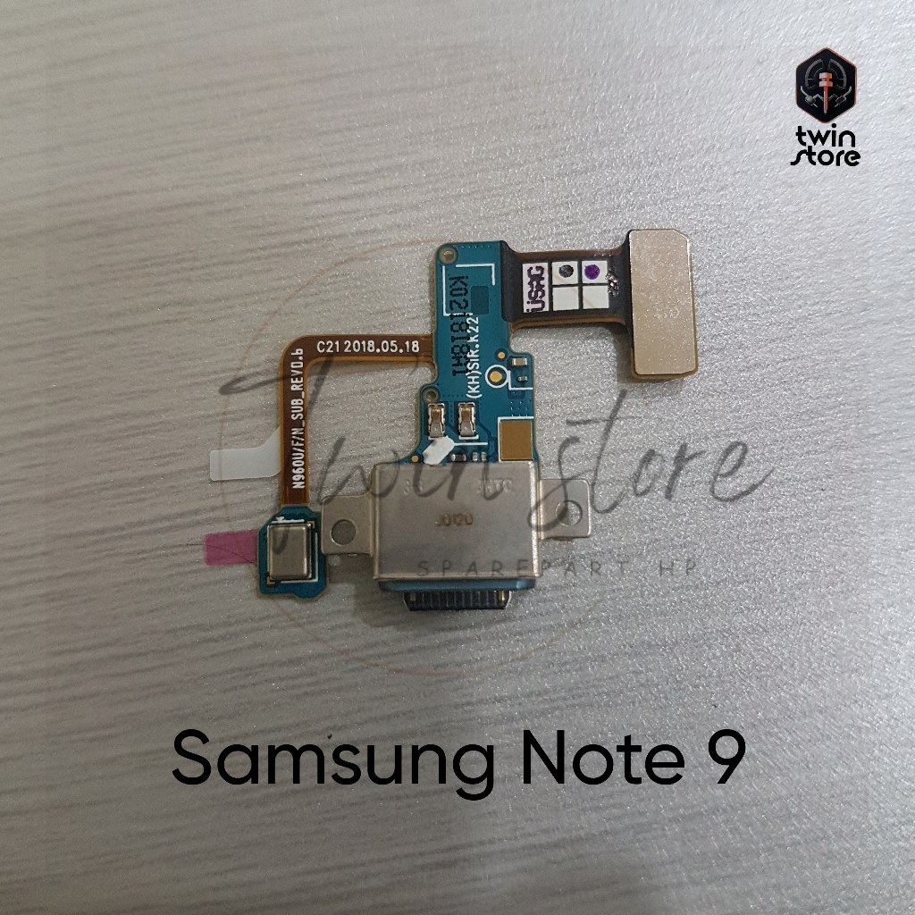Papan Cas Konektor Charger Mic Samsung Note 9 Original