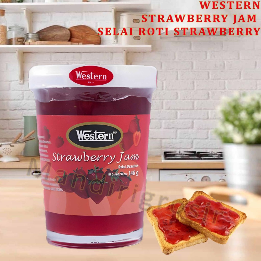 

Selai Roti Strawberry * Western * Strawberry Jam * 140gr